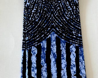 African Print Fabric, Ankara - Blue Fabric