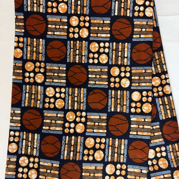 African Fabric - Ankara - African Print Fabric - Ankara Print - African Style - Brown African Print Fabric