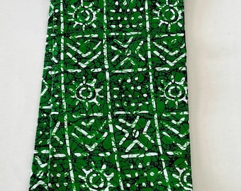 African Print Fabric, Ankara - Green Fabric