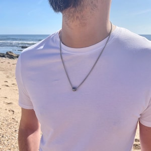 Capricorn necklace, Waterproof necklace for men, Boyfriend or husband birthday gift, Capricorn gifts, Capricorn jewelry, Zodiac necklace