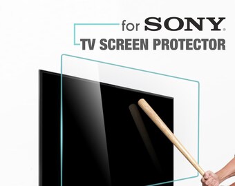 TV Screen Protector for Sony TVs. Special Dimensions for All Models. Damage Protection and Waterproof.