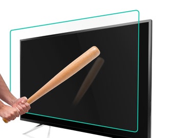 TV Screen Protector for Flat and Curved Shape Screen. Special Dimensions for All Brands. Damage Protection and Waterproof.