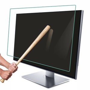 Monitor Screen Protector. Customizable Dimensions for All Models. Damage Protection.