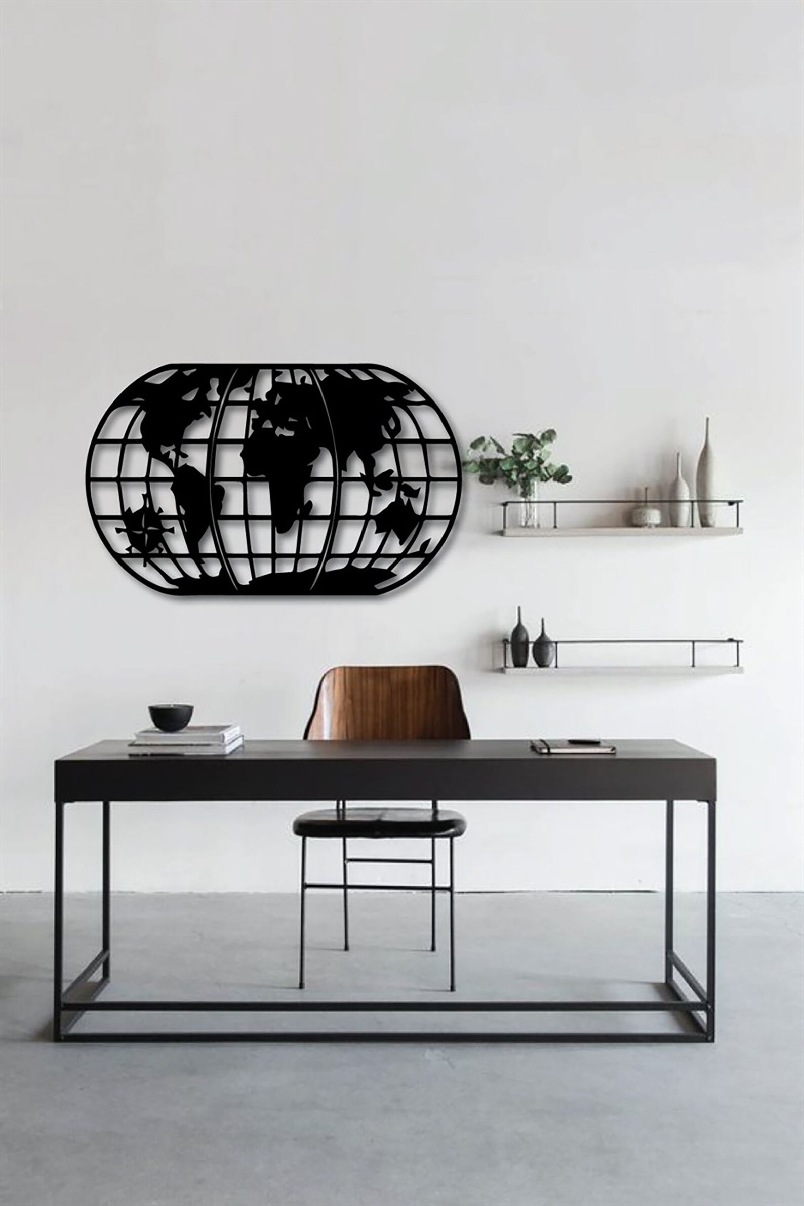 Extra Large World Map Metal Wall Art Metal Wall Decoration Etsy