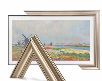 Champagne TV Frame, Customizable TV Frame, Compatible with all TV Brand, Decorative Frame