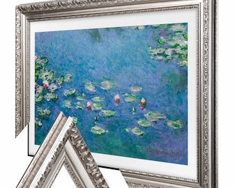 Antique Silver Bezel TV Frame, Customizable TV Frame, Compatible with all TV Brand, Decorative Frame