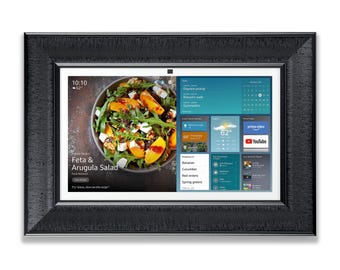 Modern Black Frame for Echo Show, Decorative Bezel