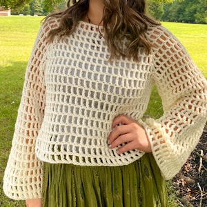 Open Hole Sweater - Etsy