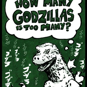How Many Godillas Sticker and Mini-Zine