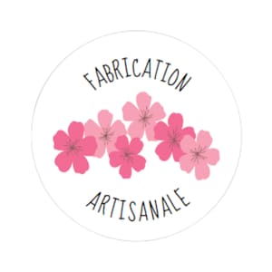 15 Etiquettes autocollantes personnalisées, étiquettes adhésives 35 mm, emballage cadeau, sticker personnalisé, emballage commande