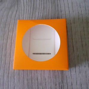 Boîte en carton orange pour emballage de vos commandes ou emballages de vos cadeaux, écrin  pour bijoux, savons