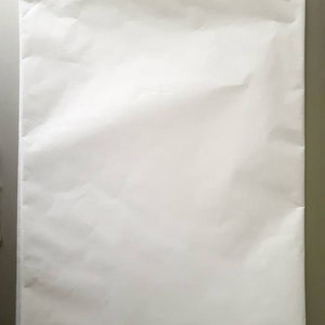 Papier de soie blanche pour emballage cadeau, 5 feuilles de soie