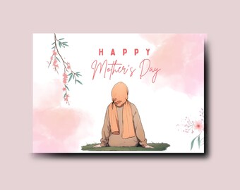 Carta regalo per la festa della mamma musulmana e contenuto della storia di Instagram Carta regalo islamica per Muslimah Carta regalo per donna musulmana