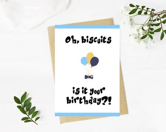 Printable Kids Birthday Card / Bluey Inspired Kid's Card/ Print at Home Kid's Birthday Card