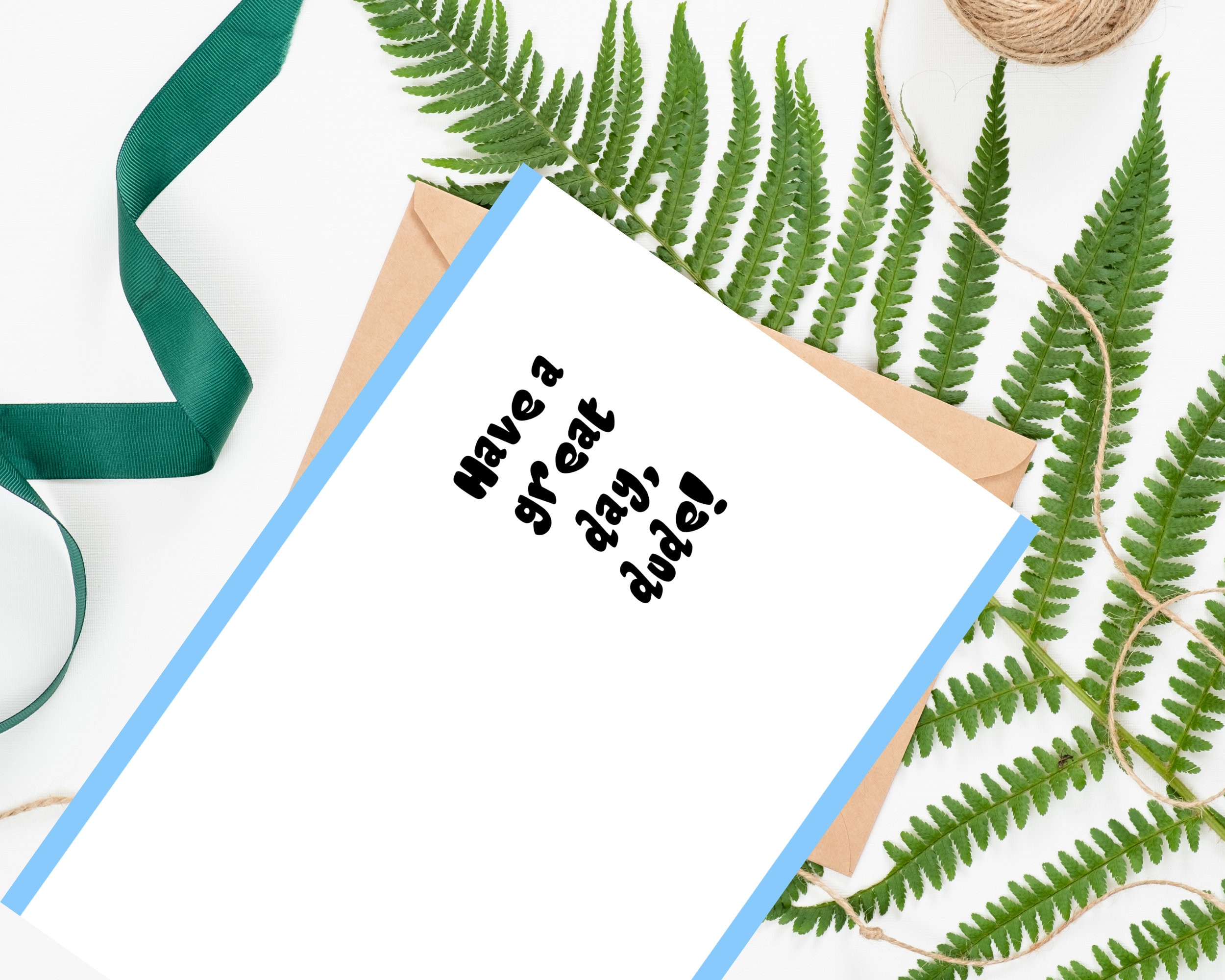 Bluey Inspired Printable Kids Card