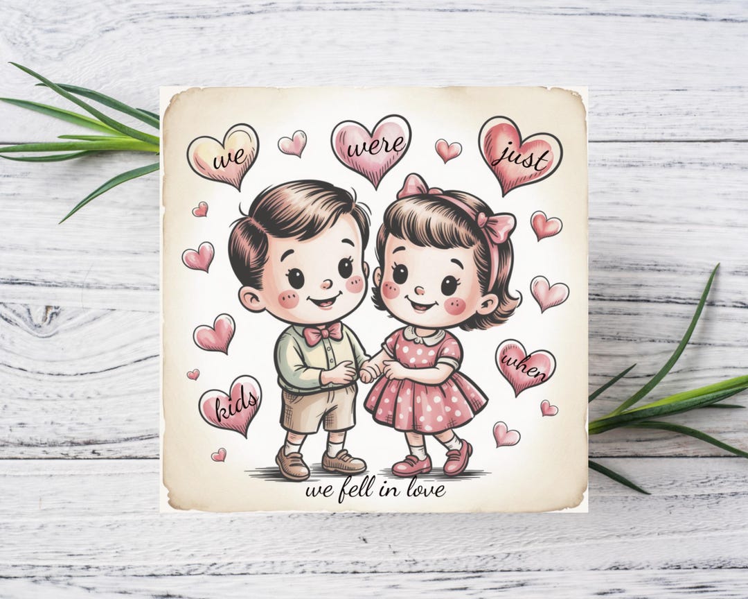 Printable Vintage Valentine's Day Card for Spouse or Partner - Etsy