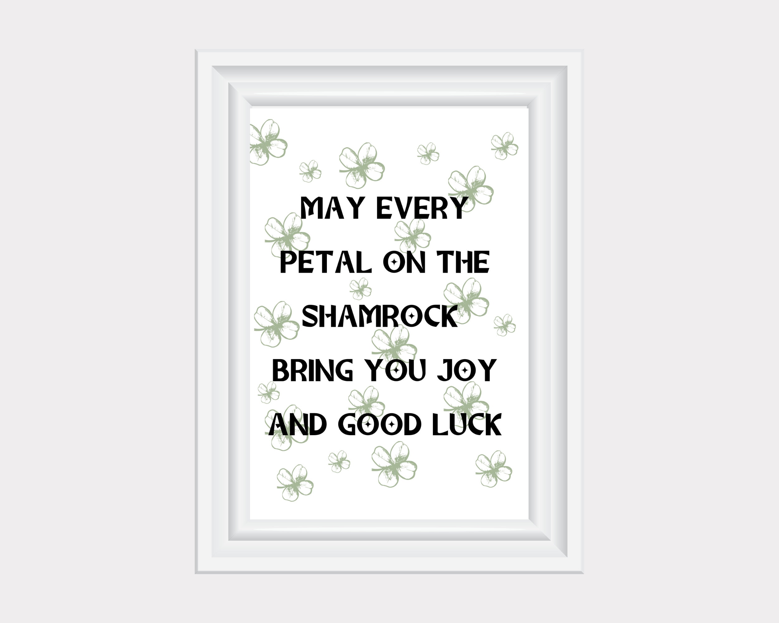Printable Wall Art Irish Blessing /st Patrick's Day Decorations/ St