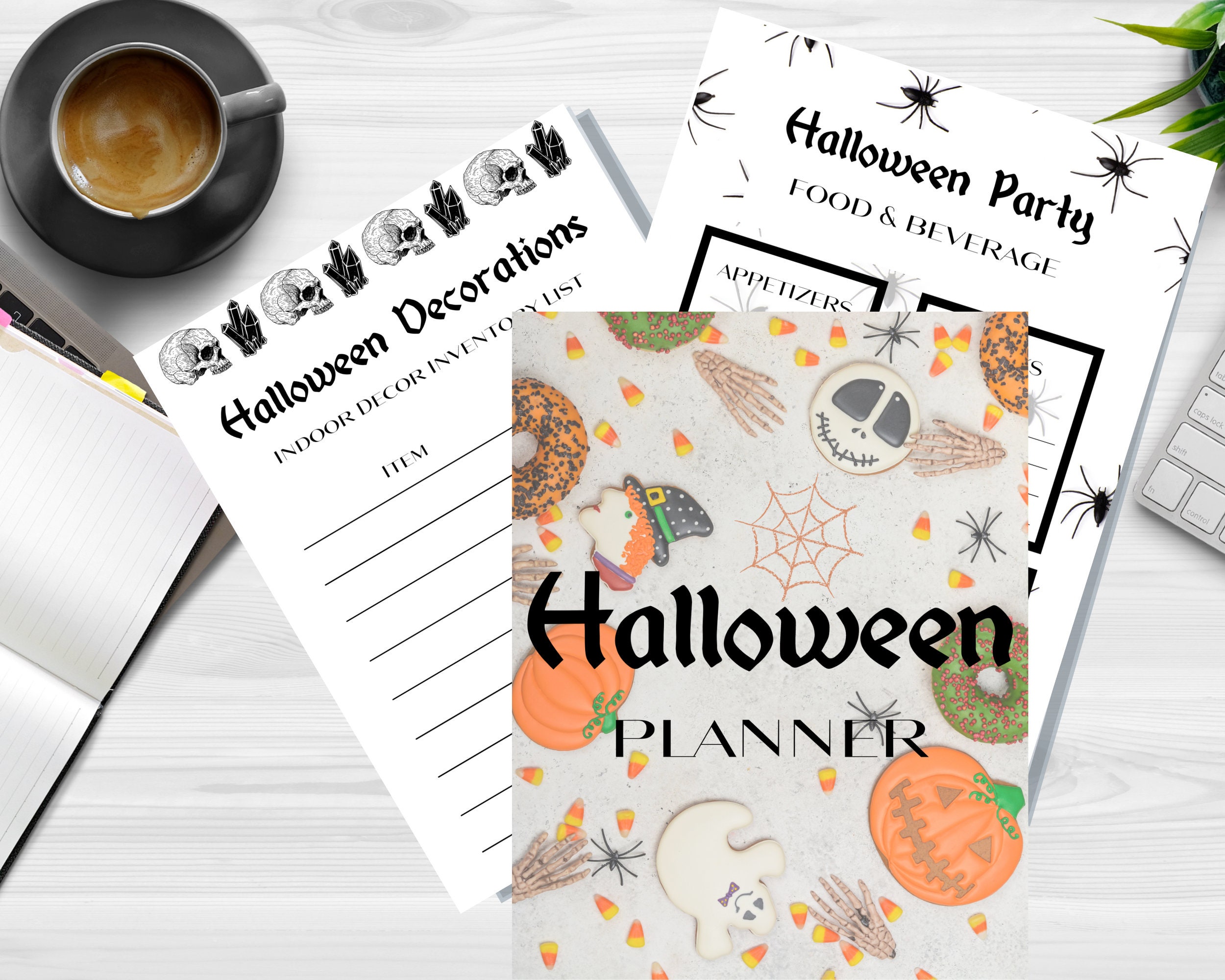Halloween Digital Planner / Printable Halloween Planner - Etsy