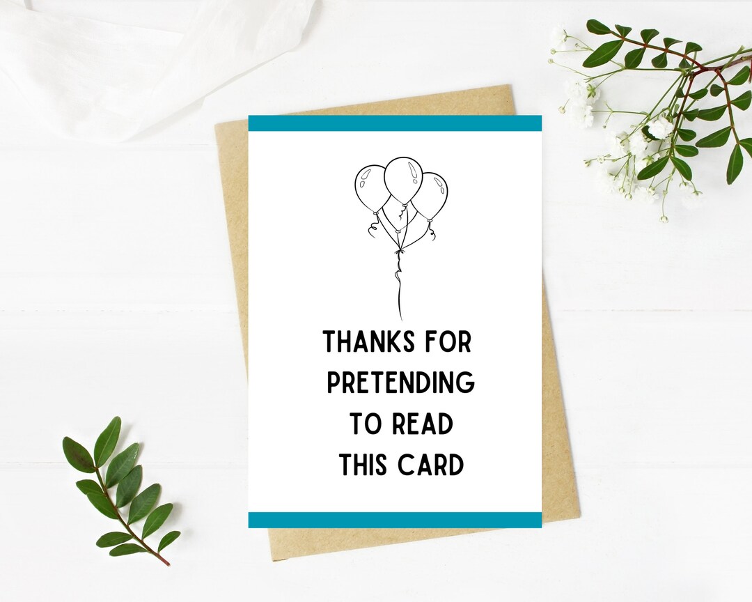 Printable Teen Birthday Card / Printable Kid's Card/ Print at Home ...