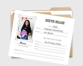 School Keepsake Box Pages School Memory Box Back to School Preschool - 12th Grade  Memory Box for Kids Teens