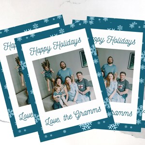 Carte de vœux personnalisable Carte de Noël imprimable Carte de Noël numérique Carte à téléchargement immédiat Carte de Noël PDF à télécharger