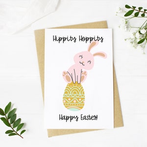 Printable Easter Card Easter Printable Kid&#39;s Card Digital Download Easter Card Last Minute Easter Cards for Kids Last Minute Easter Gift