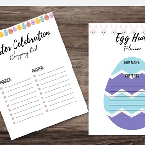 Easter Planner Printable/ Print at Home or Use With Good | Etsy