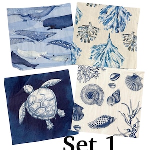 Decoupage Paper Napkin Sets Of 4  Beach Ocean Themes  Coastal Decoupage  Party Paper Napkins Ships 1 Business