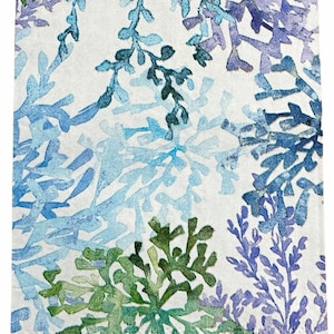 Decoupage Paper Napkin Blue Coral Ephemera Scrapbooking Card Making Collage Decoupage Ships 1 Business Day