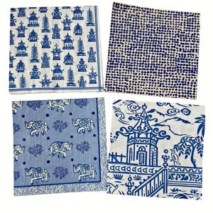 Decoupage Paper Napkin  Bundle 4 Pagoda Elephants Modern Paper Napkins  Decoupage Ships 1 Business