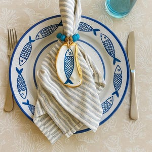 Oyster Shell Napkin Rings  Sardines Napkin Rings Beads Coastal Decor Shell Tableware Shells & Beads Beach Oyster Napkin Rings