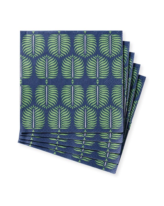 Palm Leaf Paper Napkins Decoupage Napkins Palm Leaf Napkins Etsy