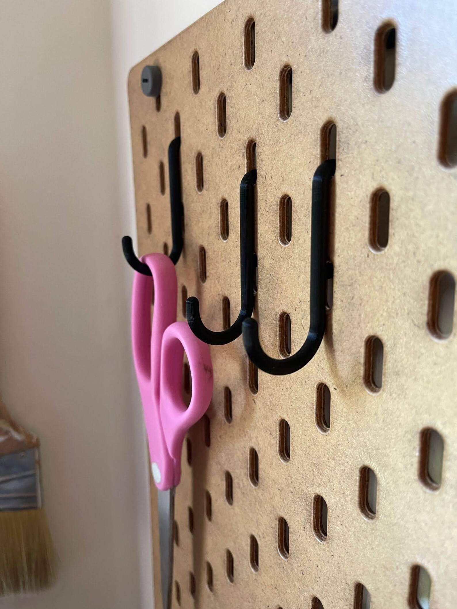 Set of 5 hooks for Ikea Skadis Pegboard Custom Made Etsy