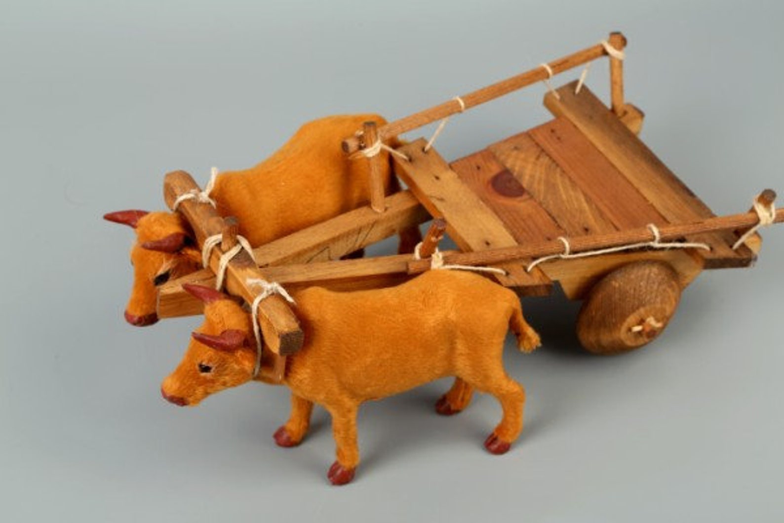 Wooden Miniature Ox CartBrown Authentic Ox CartHandmade Ox Etsy