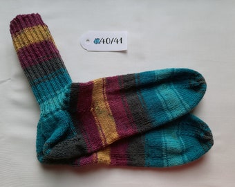 Hand-knitted socks size 40/41