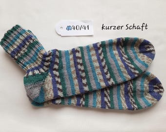 Calcetines tejidos a mano, talla 40/41