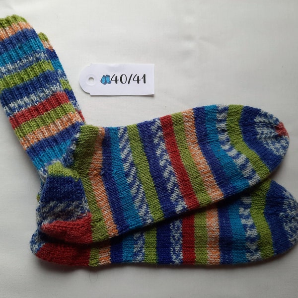 Handgestrickte Socken  Größe  40/41