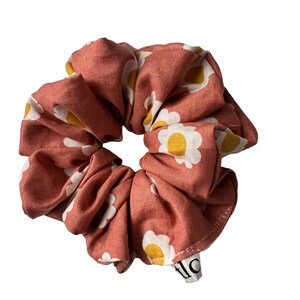 Boho Scrunchie, Hair Tie, Scrunchies, Hair Accessories, Bridesmaids Scrunchies, BohoFlower Scrunchies, 100% Organic Cotton Scrunchie