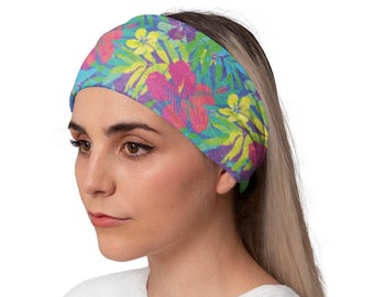 Running Headband, Yoga Headband, Workout Headband, Woman Headband, Bandana Headband, Fitness Headband, Women’s Headband, Alana Hawaiian