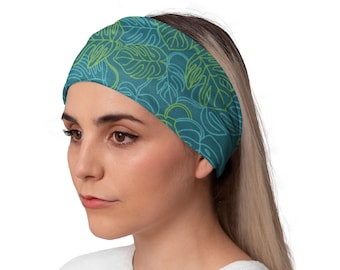 Running Headband, Yoga Headband, Workout Headband, Woman Headband, Bandana Headband, Fitness Headband, Women’s Headband, Hawaiian Mahina