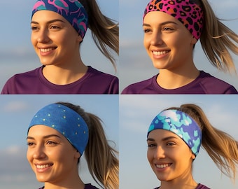 Lunabands Headbands 4-Pack | Breathable Running Bandana