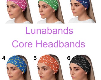 Lunabands Core Yoga Headband, Running Headband, Workout Headband, Woman Headband, Bandana Headband, Fitness Headband, Women’s Headband