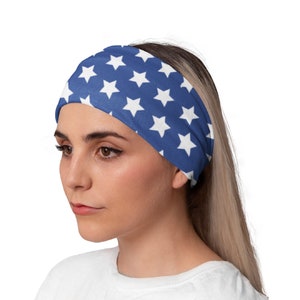 Workout Headband, Running Headband, Yoga Headband, Woman Headband, Bandana Headband, Fitness Headband, Women’s Headband, Liberty Stars USA