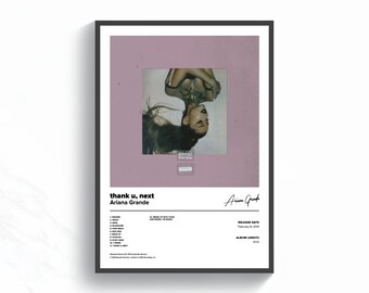 Thank U Next Poster Etsy