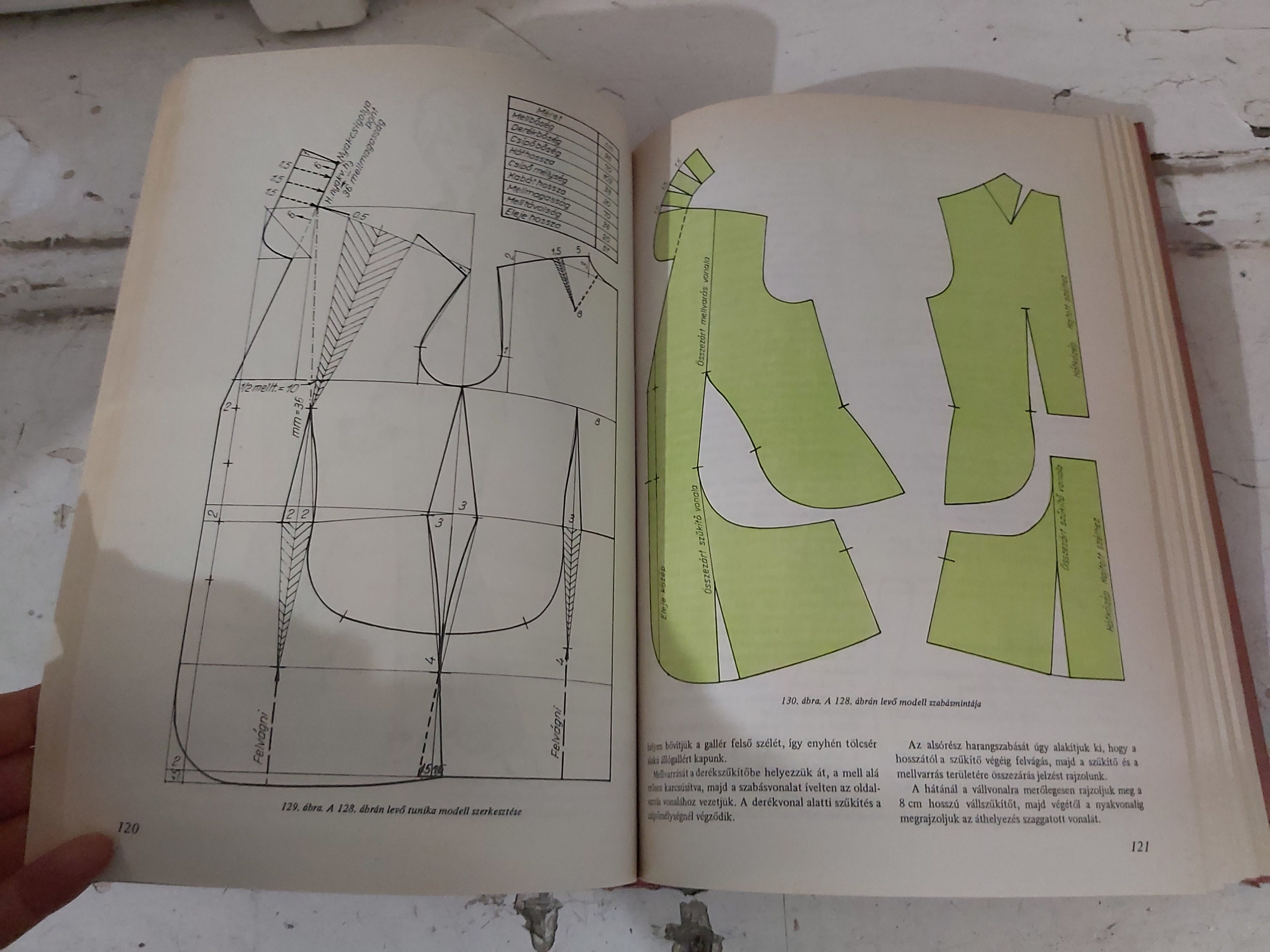 Sewing Pattern Drawing for Ladies Dressmakers Taylors Milliners French ...