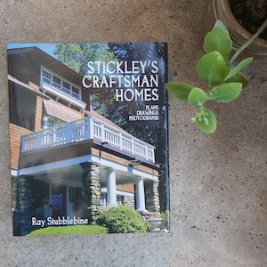 Architecture history book Stickleys Craftsman Homes by Ray Stubblebine house designs book Arts and Crafts