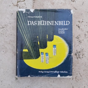 オットマール・シューベルトのレアなヴィンテージ演劇本 Das Bühnenbild 風景舞台設定本