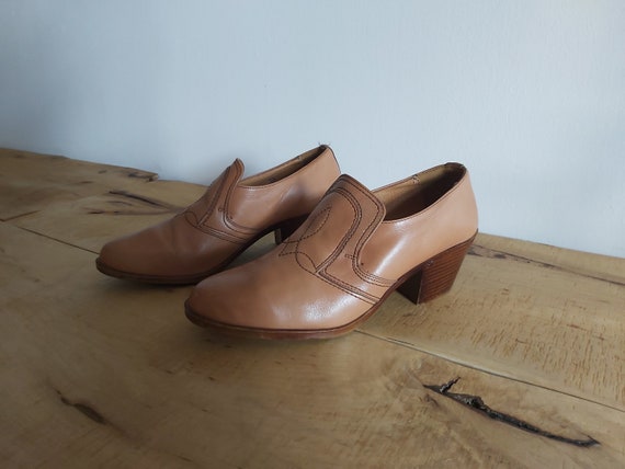 100% genuine leather handmade Finnish folk shoes … - image 1