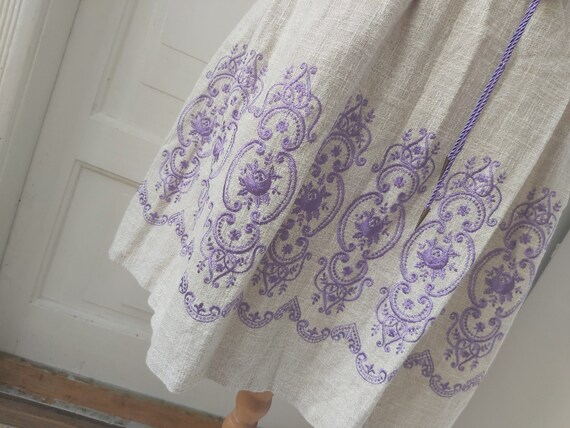 Gorgeous lilac linen cottagecore country princess… - image 5