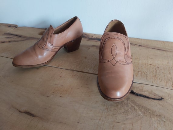 100% genuine leather handmade Finnish folk shoes … - image 2